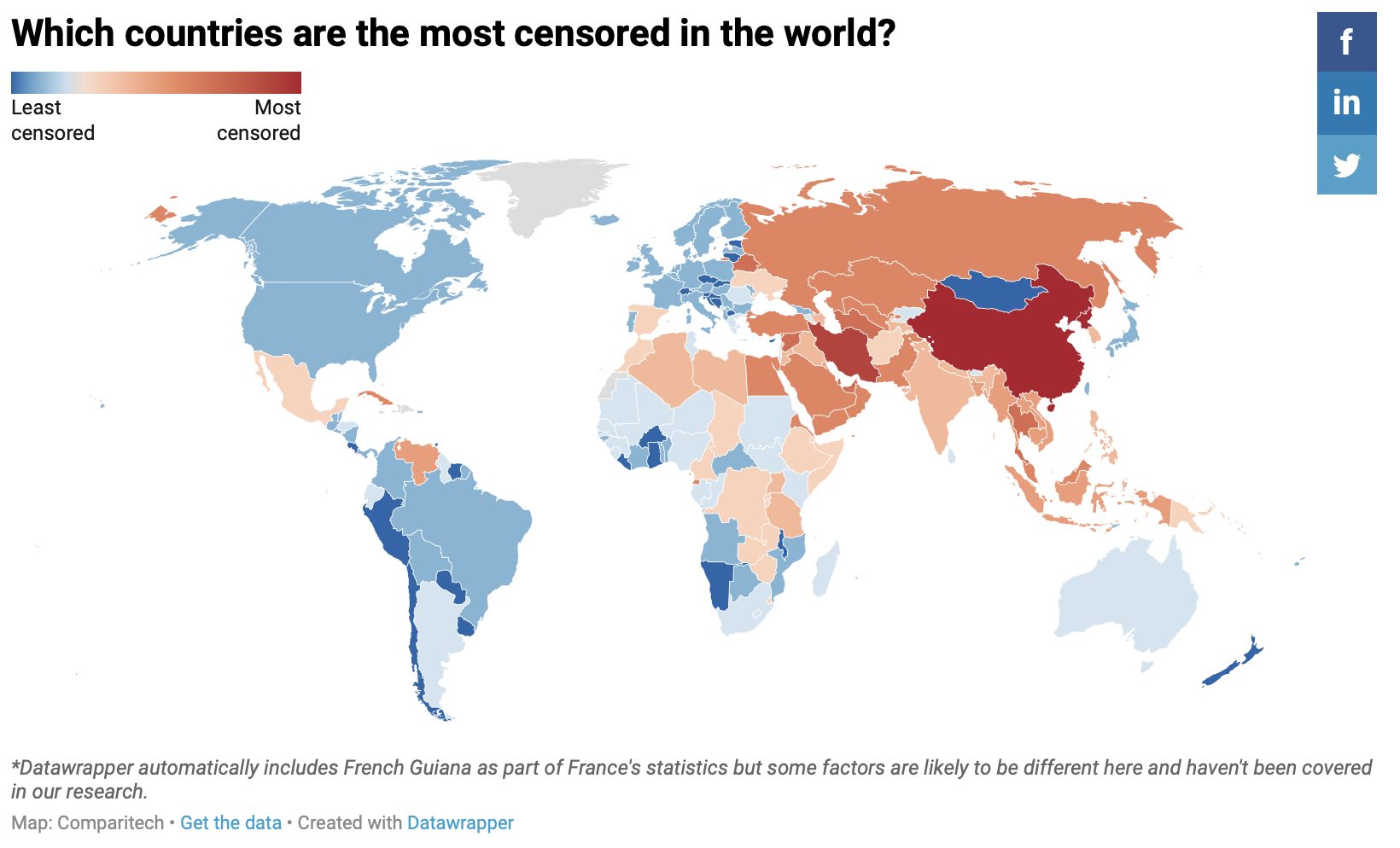 Censura da Internet 2021: Um Mapa Global de Restrições à Internet - Blog da  Neotel Segurança Digital