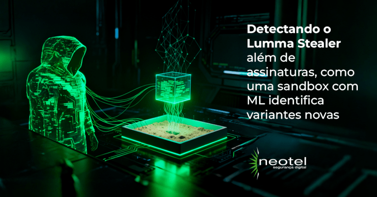 Detectando o Lumma Stealer além de assinaturas, como uma sandbox com ML identifica variantes novas