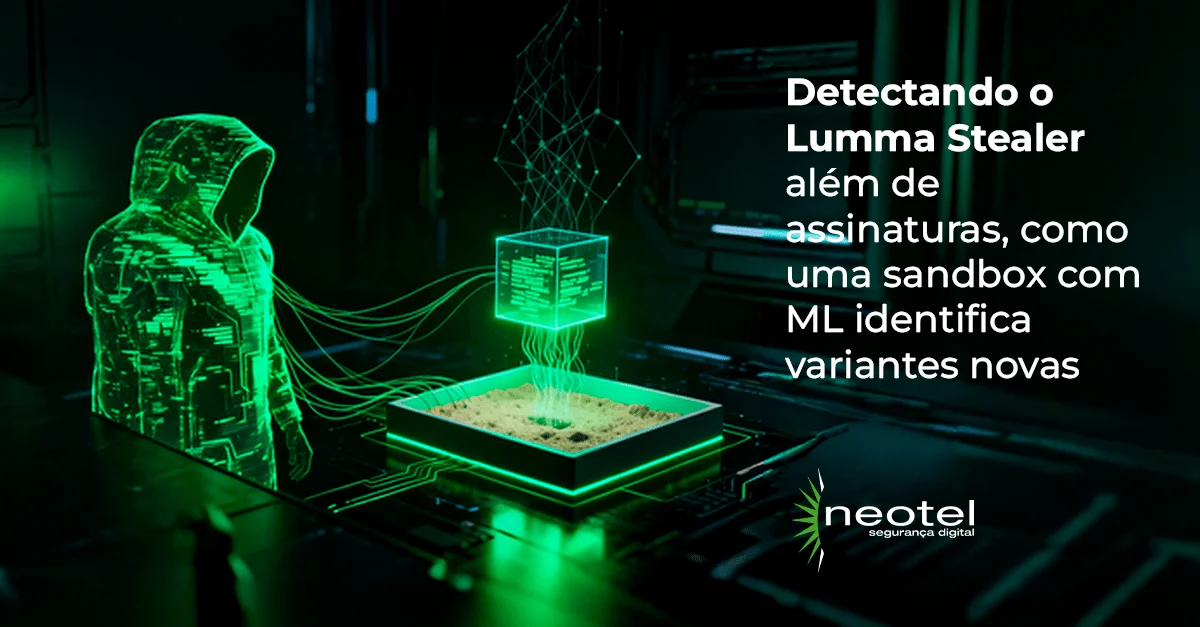 Detectando o Lumma Stealer além de assinaturas, como uma sandbox com ML identifica variantes novas